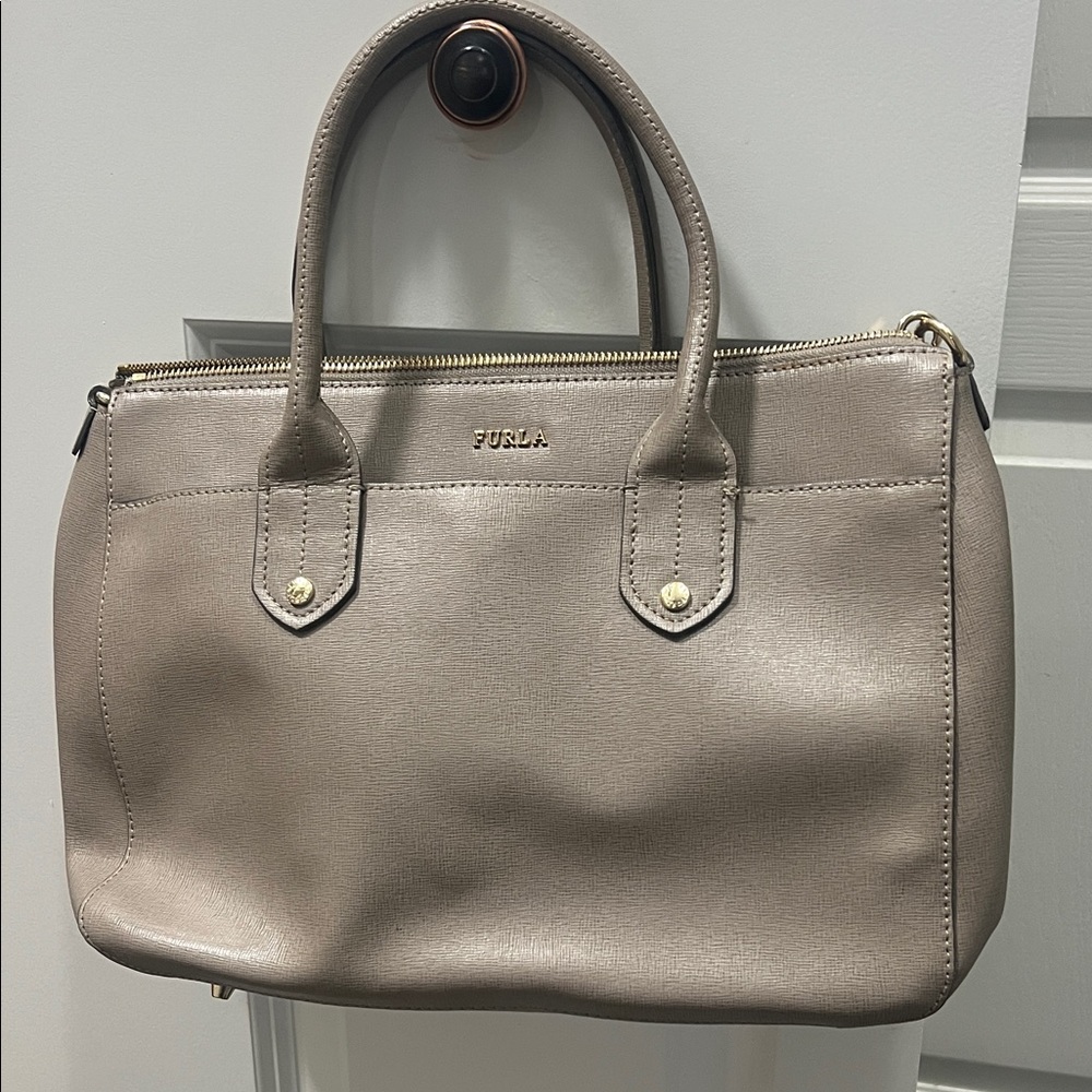 Furla Beige Crossbody Bag